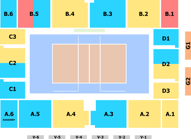 Plan sektorów obiektu
