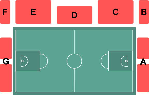 Plan sektorów obiektu