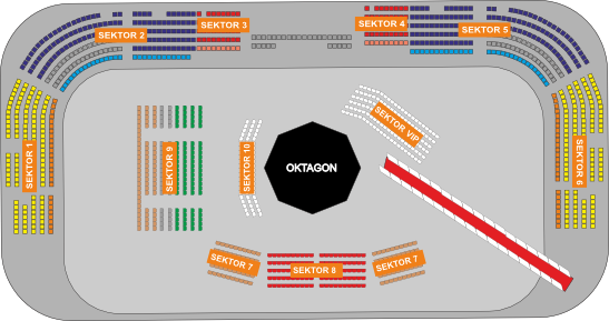 Plan sektorów obiektu