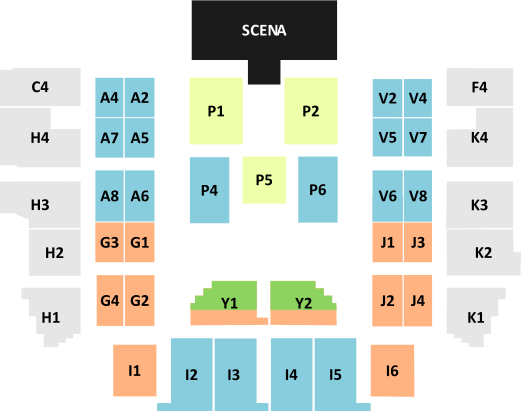 Plan sektorów obiektu