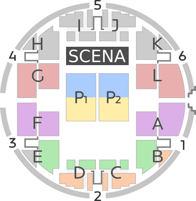 Plan sektorów obiektu