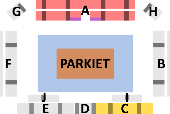 Plan sektorów obiektu