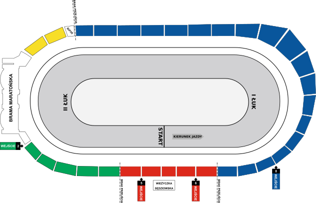 Plan sektorów obiektu