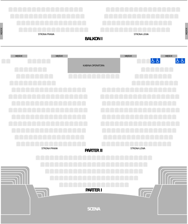 Plan sektorów obiektu